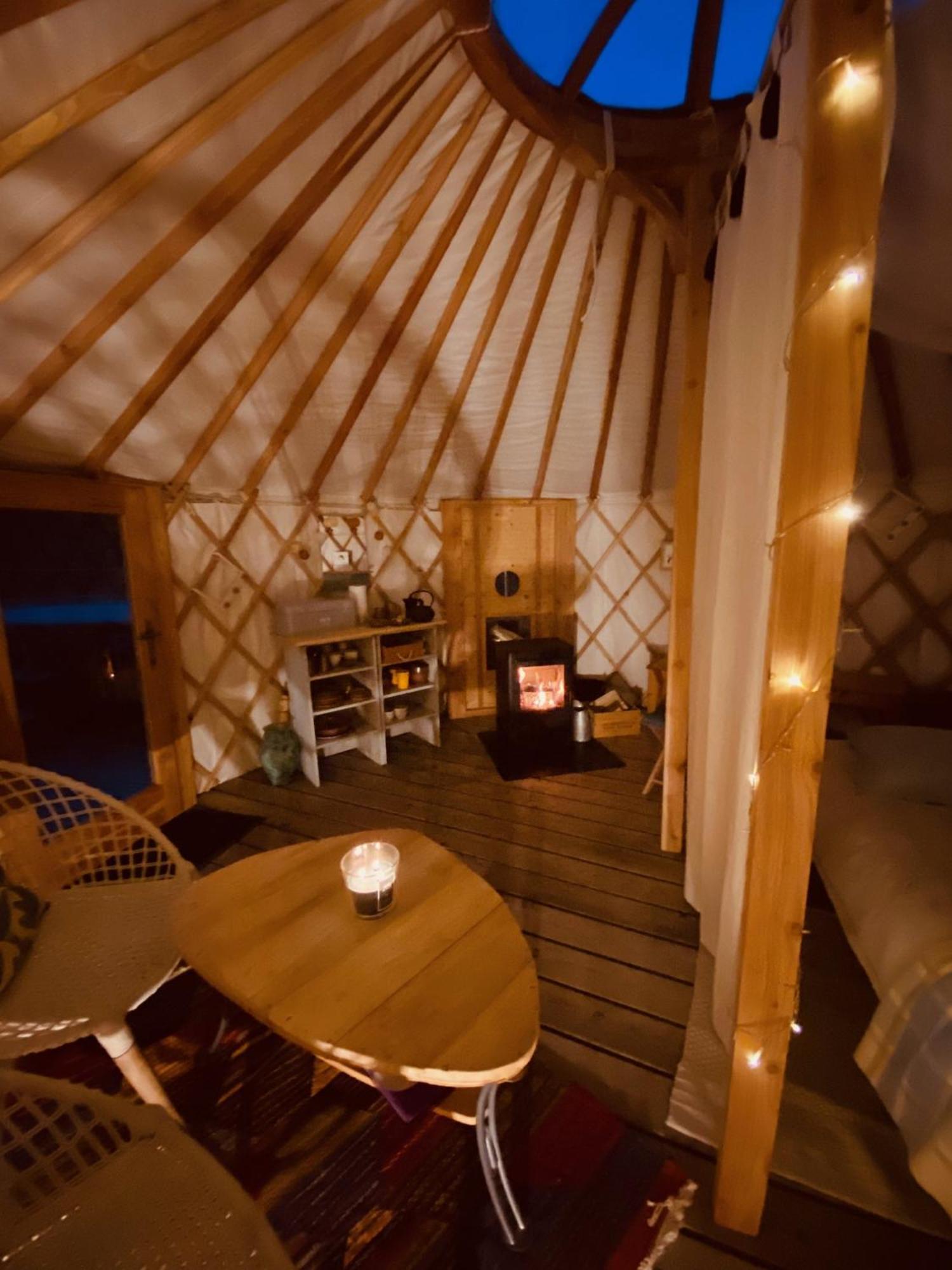 Yourte Et Son Bain Nordique Frechet-Aure Экстерьер фото